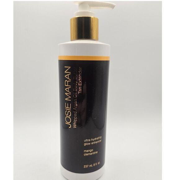Josie Maran Whipped Argan Oil Body Butter Tan Extender Mango Clementine 8 oz New - Picture 1 of 6